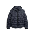 Hot Selling Premium Quality Coated Canvas Men's Puffer Jacket New Design Heavyweight Zipper Stand Collar Winter High Street