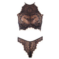 Black top and panties set