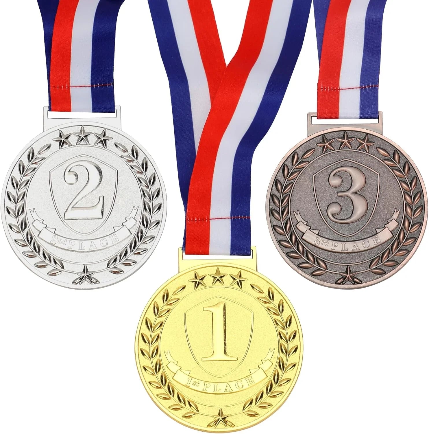 Wholesale Custom 3D Gold Award Sport Medal Manufacturer's Design Zinc Alloy Marathon Running Race Metal Plaque Silver Material