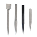 Boasta Precision Stainless Steel Tweezers for Jewelry Making Anti-Slip Sharp-Tip Heat-Resistant for Stone Setting & Repair