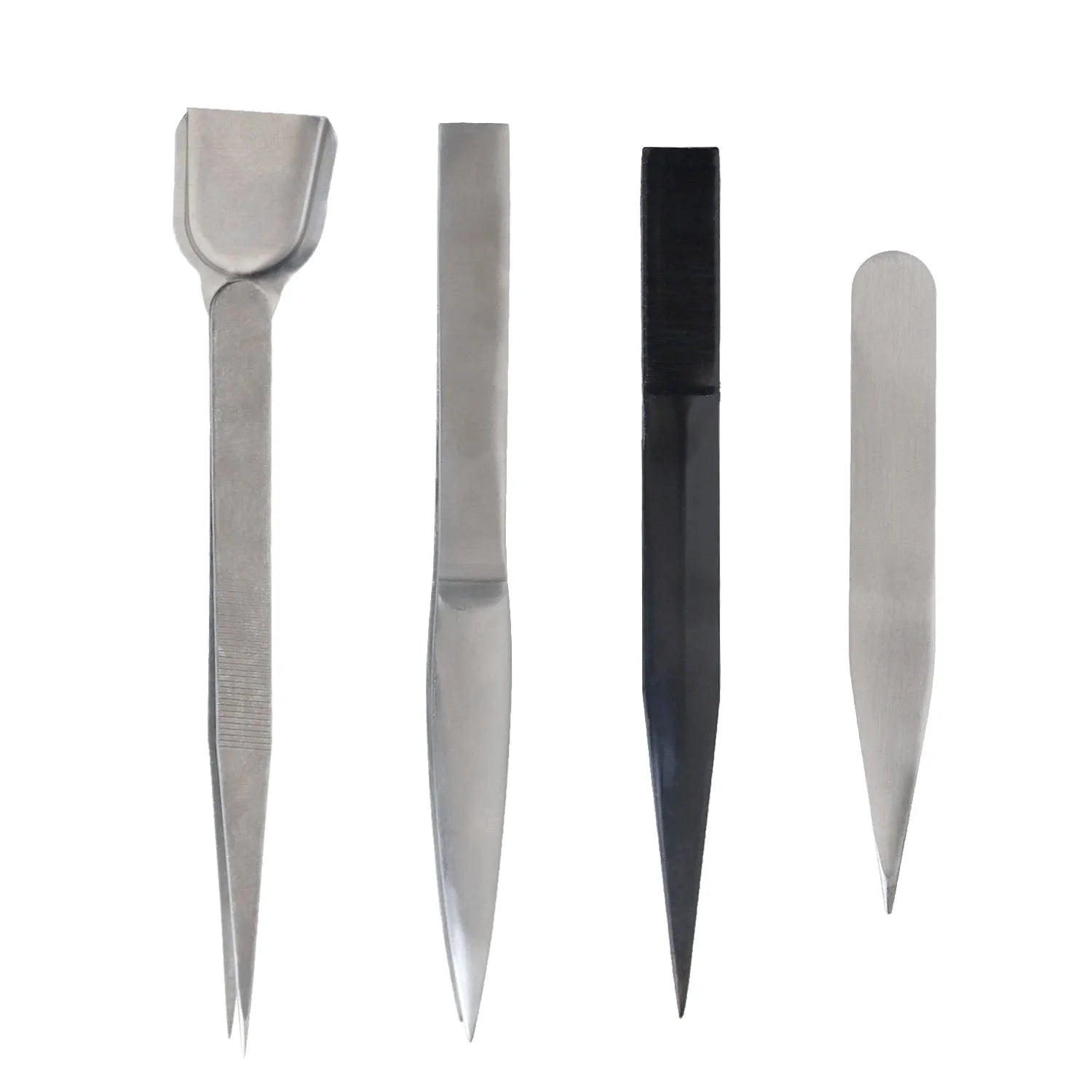 Boasta Precision Stainless Steel Tweezers for Jewelry Making Anti-Slip Sharp-Tip Heat-Resistant for Stone Setting & Repair