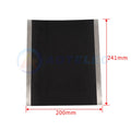 Lithium Battery Cathode Material LiFePO4 LFP Coated Al Foil Electrode Sheet 5 Sheet/bag with 241*200mm