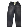 New Men's 420 Gsm Heavy Weight 100% Cotton Baggy Acid Wash Sweat Pants Boot Cut Vintage Washed Sweatpants