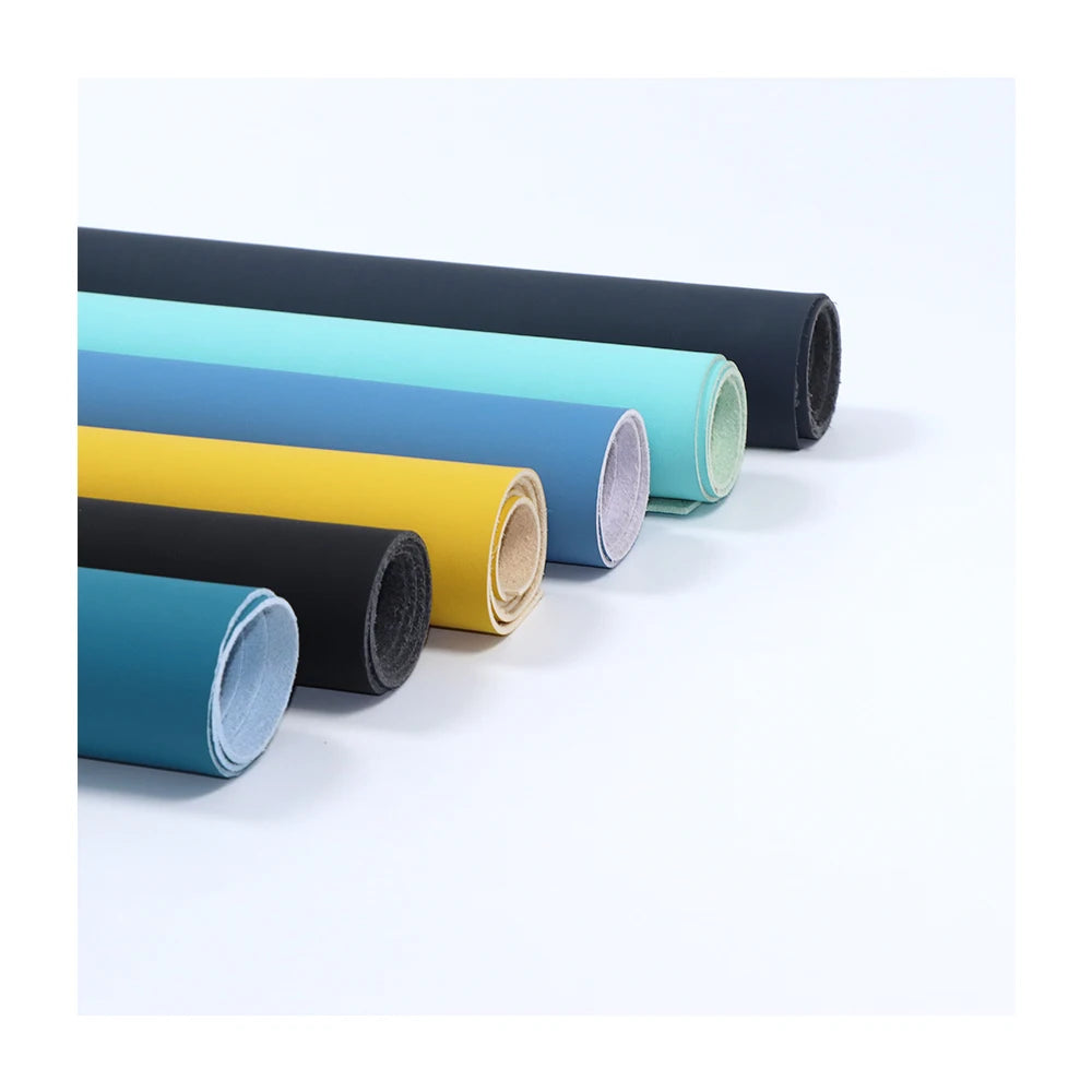 Smooth Texture Wrinkle Resistant PU Leather Waterproof Furniture Upholstery Craft Material