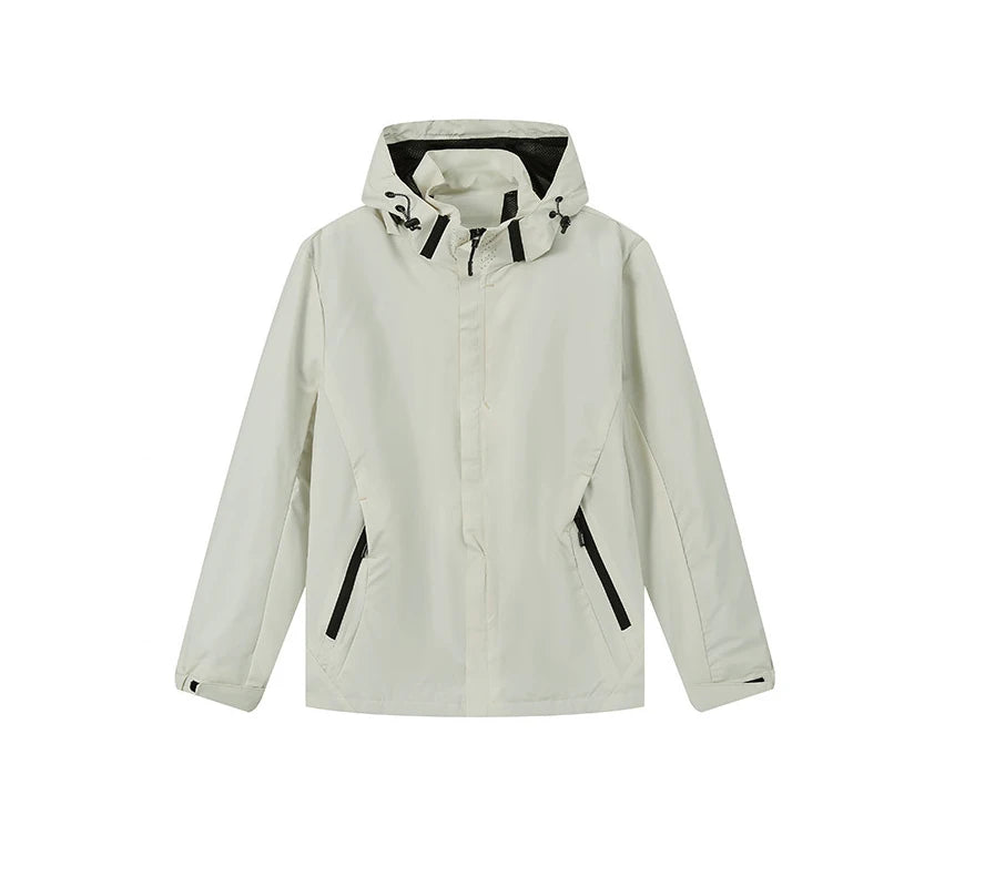 Bangladesh china factory price Customized logo Design waterproof stain-resistant hooded airsuit single-layer breathable Jacket