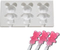 3 Cavity Lovely Bear Design Cakesicle Moulds DIY Chocolate Popsicle Silicone Mold Ice Cream Mould Cake Decorating Tools Bakeware