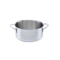 Classic 18cm Stainless Steel AISI 430 Casserole Set Eco-Friendly Induction Ready Oven Safe Side-Handles 1 Ply Cookware Sets