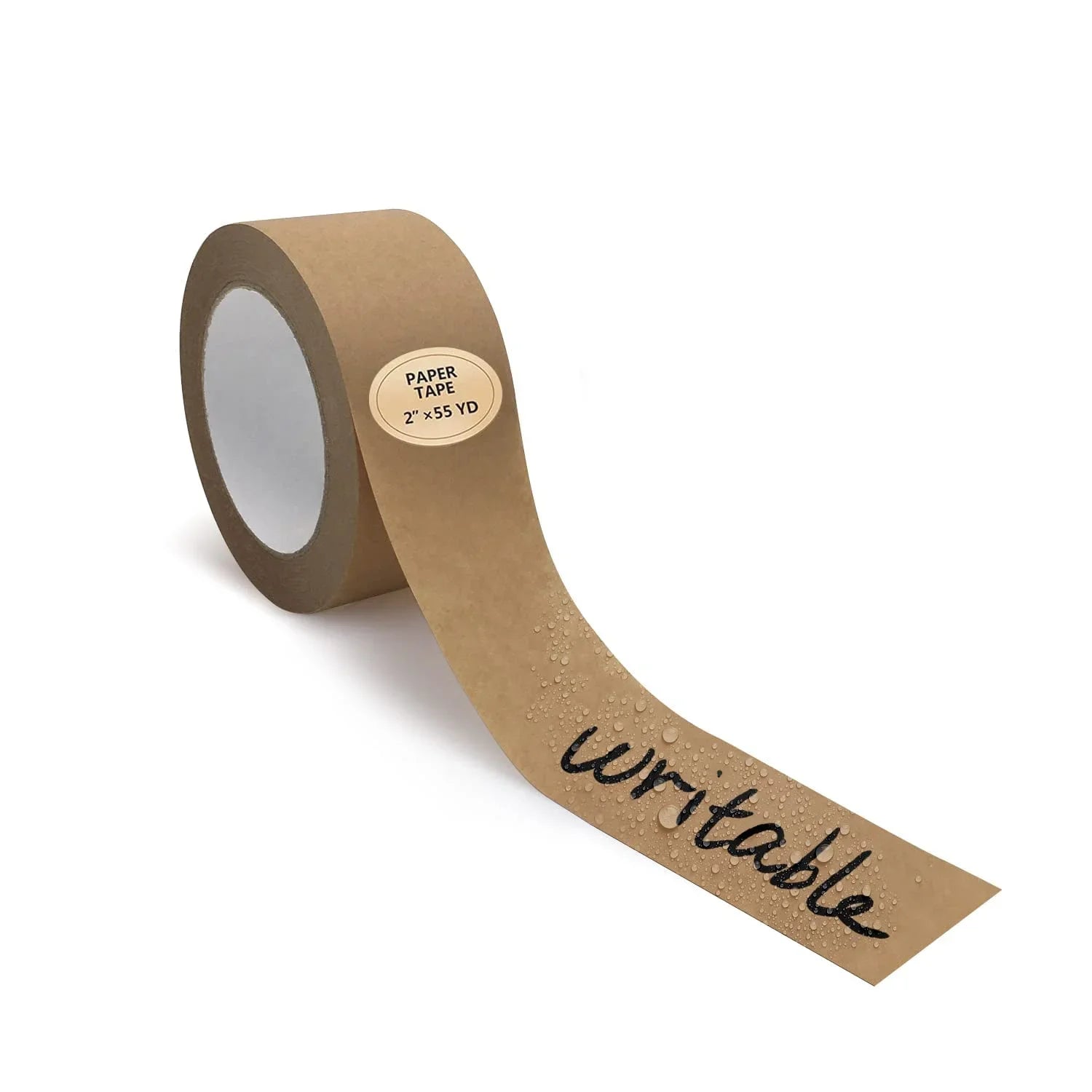 Qpack Custom Size Brown Kraft Paper Envelope Packaging with Custom Logo Single Sided Acrylic Waterproof Butyl Tape Eco-friendly