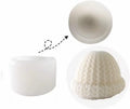 Christmas Cotton Hat Shape Candle Silicone Molds for Making Candle Resin Aromatherapy Candles Handmade Wax Soap Home Decor