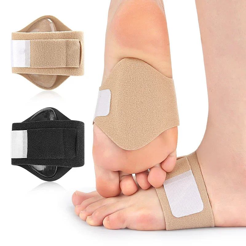 Arch Support Sleeves for Plantar Fasciitis Relief Adjustable Compression Bands with  Arch Support Pads for Fallen Arches
