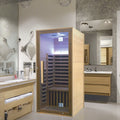 In Stock Immediately Delivery Indoor Hemlock Wood Dry Steam Function and Sauna Rooms