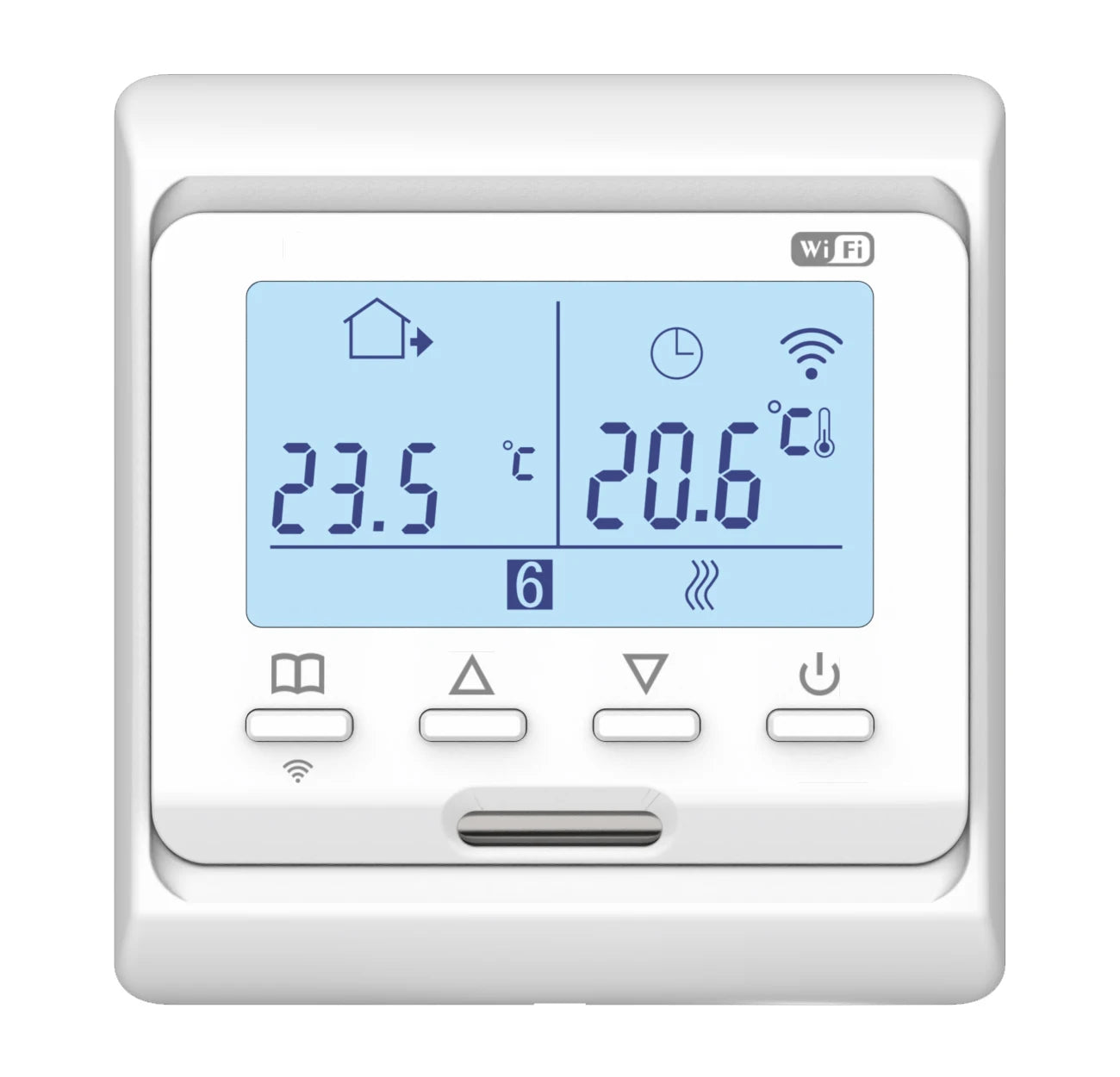 TUYA Smart Wi-Fi Thermostat for Apartment Floor Heating RTS LCD Digital Screen Electric Heating Thermostat