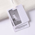 2025 New Design Ecofriendly Screen Printing Thick Carbard Swing Paper Hang Tags Luxury Labels With Cotton String