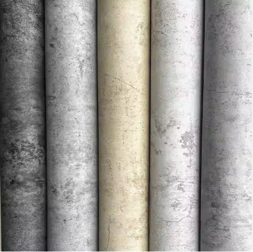 Hot Selling New Cement Concrete Wallpaper Peel and Stick Vinyl Self-Adhesive 3D Wall Sticker for Interior Decoration