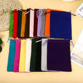 MU Plush Flannelette Bag Fabric Jewelry Packaging Pouch Bag Buddhist PrayerBlack Brocade Pouch Gift Bag Drawstring Bundle Pocket