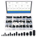 M2 M3 M4 M5 M8 Assortment with 10mm Length Steel Hex Socket Bolts Nuts Round Head Cap Screws Kit