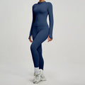 Cross-Border High-Elastic Sports Set - Slim High-Waist Butt-Lifting 2-Piece for Running & Yoga(2)