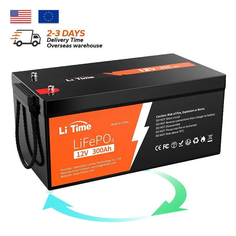 128 V 6.000 Tiefentladezyklen 80% DOD Lithium-Ionen-Akku 300 Ah Marine RV Solar Haushalts-Energiespeicher LiFePO4-Batterie