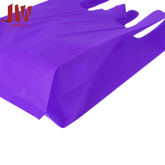 Colorful 100% PP Spunbond Nonwoven Supermarket Vest Bag