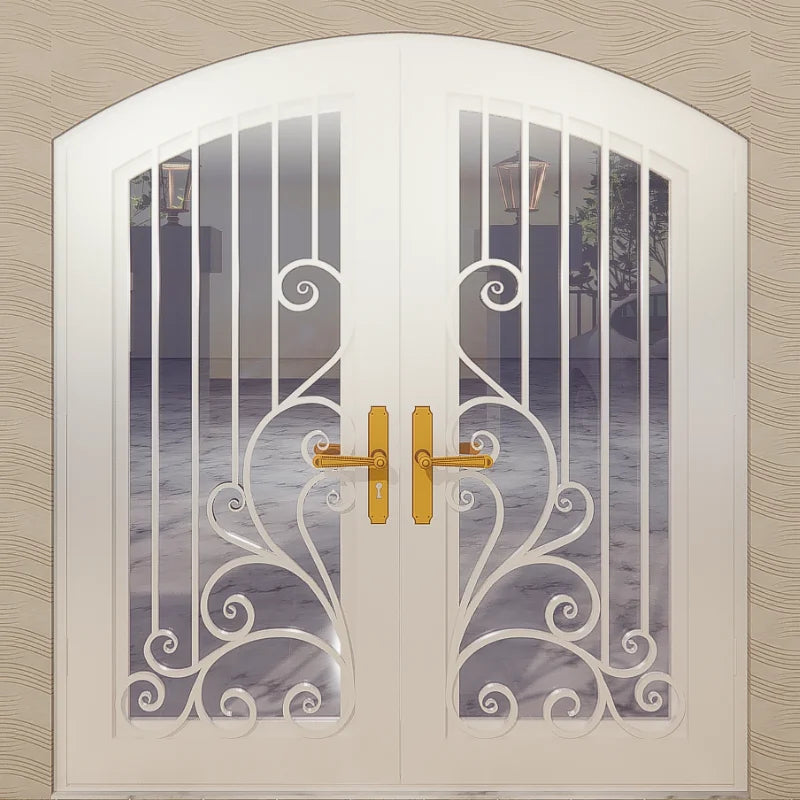 Stunning TTD Steel Main Door Iron Gate-Postmodern Design 3-Year Warranty Waterproof Entry Door for Home Exterior Limited Time