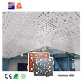 Aluminum Perforated Ceiling Panel Custom Drop Ceiling Tiles Decorative Metal Aluminum Ceiling