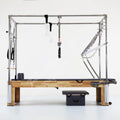 Tmax Famous Brand Gym Fitness Pilates Equipment Sliding Bed High Grade Wooden Combo Oak Wood Pilates Reformer Full Tower