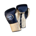No Boxing No Life Professional Laced Boxing Gloves Cowhide Leather Top Grade Thick 4-Layer Padding Full Finger Moisture Wicking
