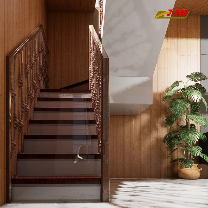 TTD Modern Wrought Iron Custom Decorative Stair Railings with 1 Year Warranty for Villa Use 100% Ingredients From Vietnam