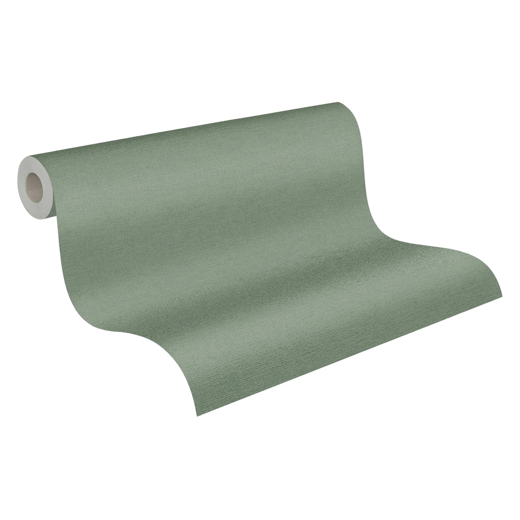 Germany Made Pre-Pasted Non Woven Vinyl Wallpaper Rolls Stripes Plaid Green 1005x053m Abrasion-Resistant for Kitchen Bathroom