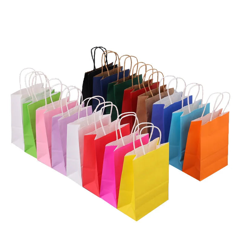 MU New Kraft Paper Bag Custom logo Kraft Paper Bag Good Quality Cheap Shopping Gift Kraft Paper Packing