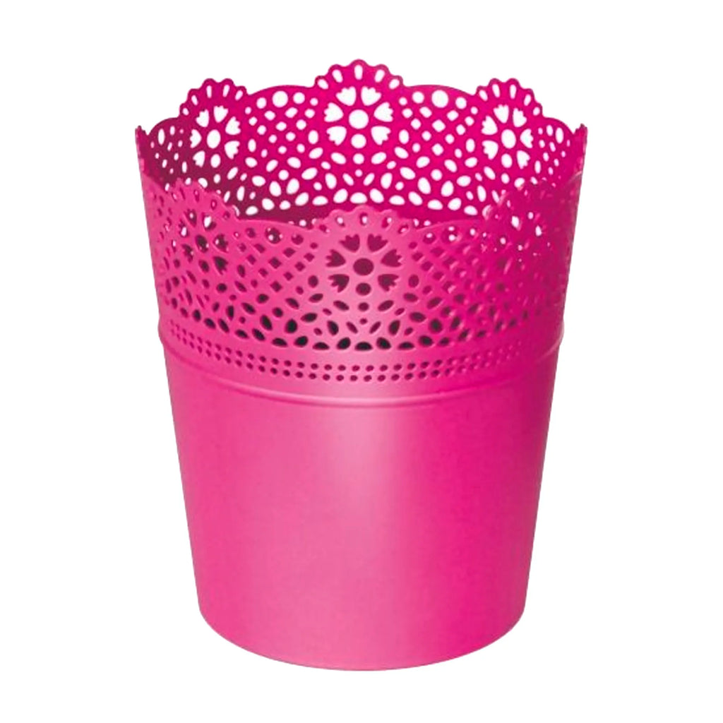 LACE flower pot dimensions (mm) 135x135x155 Fuchsia color