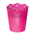 LACE flower pot dimensions (mm) 135x135x155 Fuchsia color