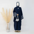 2025 New Islamic Clothing Luxury Abaya Dubai Nida Fabric Batwing Sleeve Beaded Muslim Women Abaya Femmes Robe Musulmane