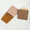 Wholesale Soft PU Leather Jewelry Pouches Customized Logo Handmade Envelope Packaging Bag for Storage