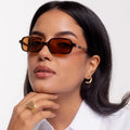 2025 Fashion Retro Ladies Punk Rectangle Sun Glasses UV400 Small Square Sunglasses for Women