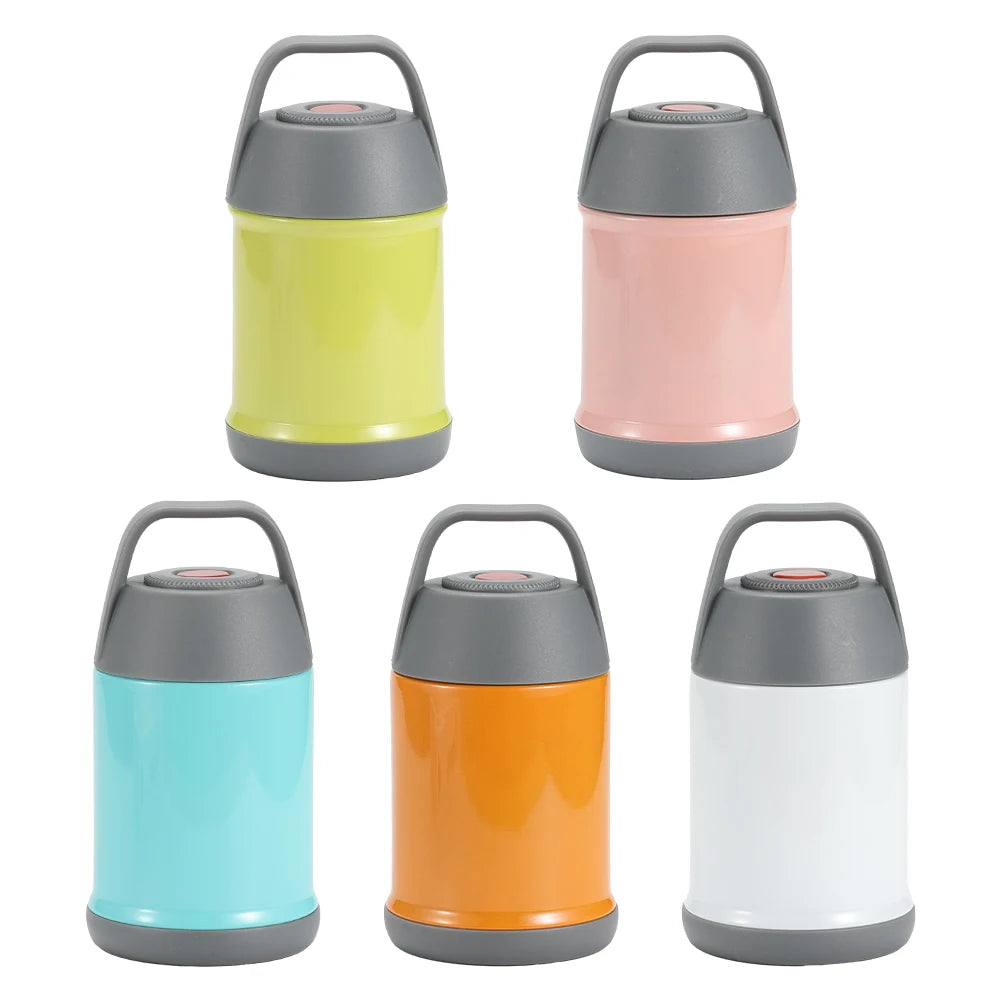 YATAI Stainless Steel Double Wall Vacuum Insulated School Lunch Box 450ML Insulated Water Bottle With Food Case and Lid
