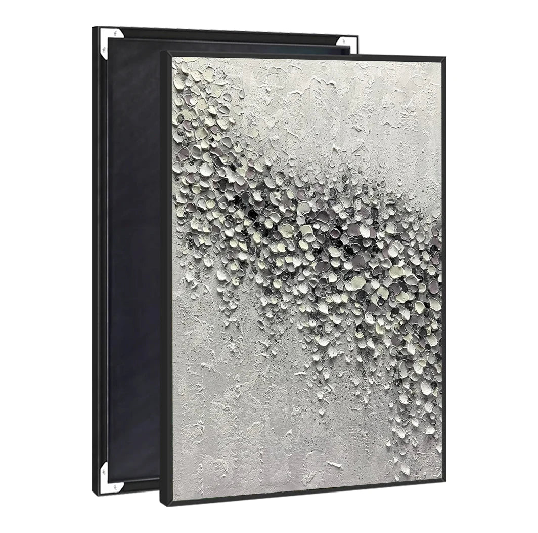 UNIART Hand-Painted Abstract Oil Painting Minimalist Texture Canvas Wall Art Original Indoor Hanging Art Projects MegaBDM