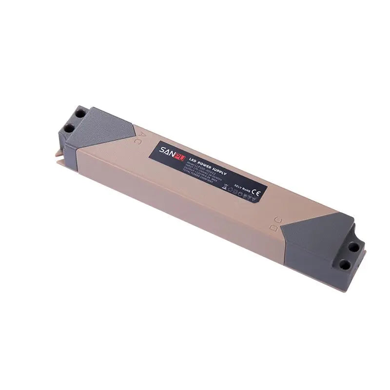 200W LED Driver IP44 Waterproof Slim Strip 30A Plastic Wall Lights Power Supply AC-DC Converter 30V