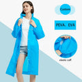 Custom Logo Transparent Thickened Children Rain Wear Reusable Rain Coat Waterproof Raincoat Poncho Rain for Adult