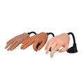 URCHOICE Manniquin for Manicure Pose Hands for Manicure Silicone Hands for Nail Art Armature Inside