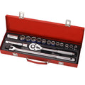 WZAUTO High Quality Factory Direct Sale 16 PCS Hand Tool Universal Ratchet Socket Wrench Set With Flex Handle MegaBDM
