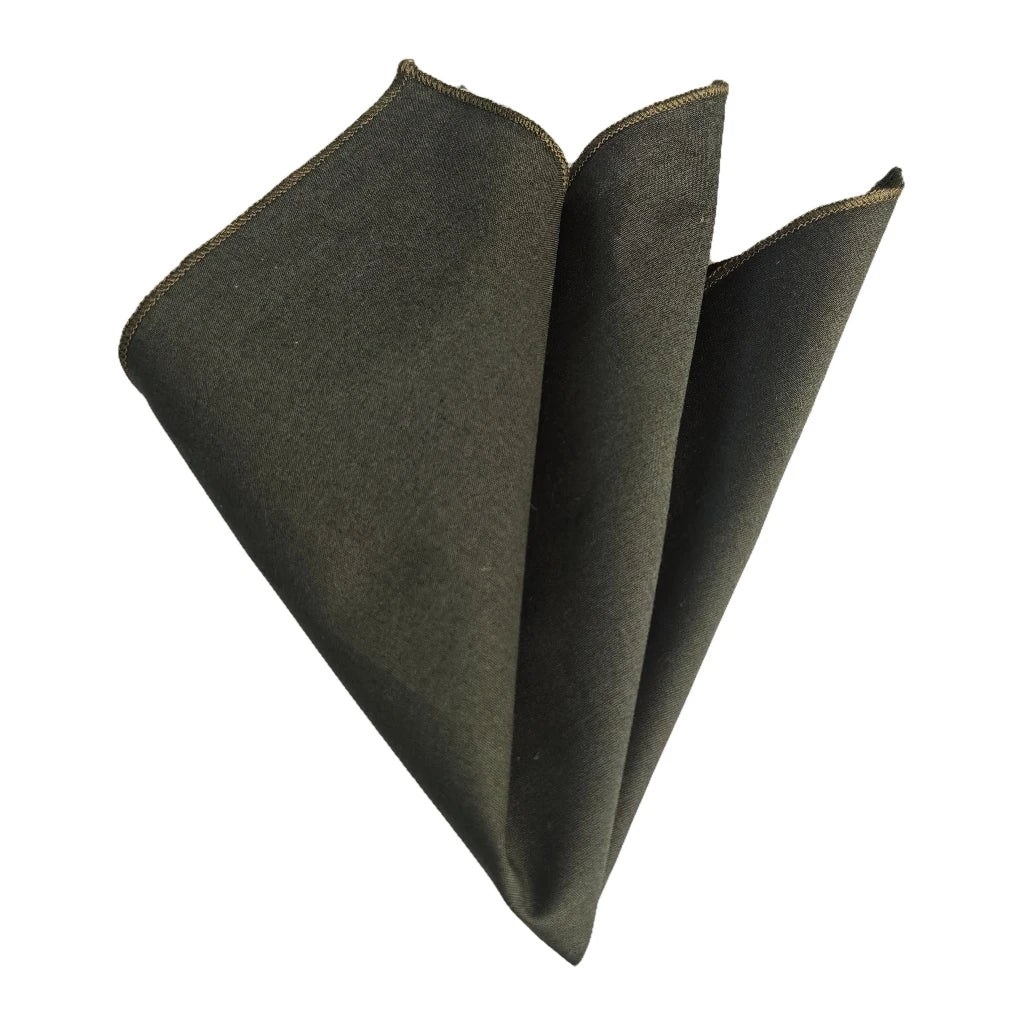 Emerald Green 100% Cotton Woven Pocket Square