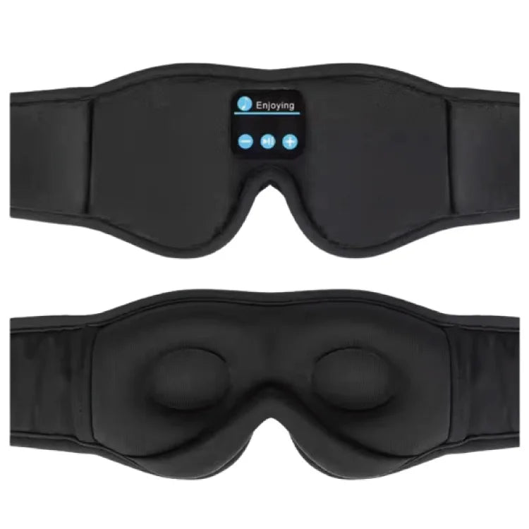 Hot Selling 3D Stereo Bluetooth Sleep Headphones Velvet Memory Foam Breathable Eye Mask Blackout Music Diwali Ramadan Easter Eye