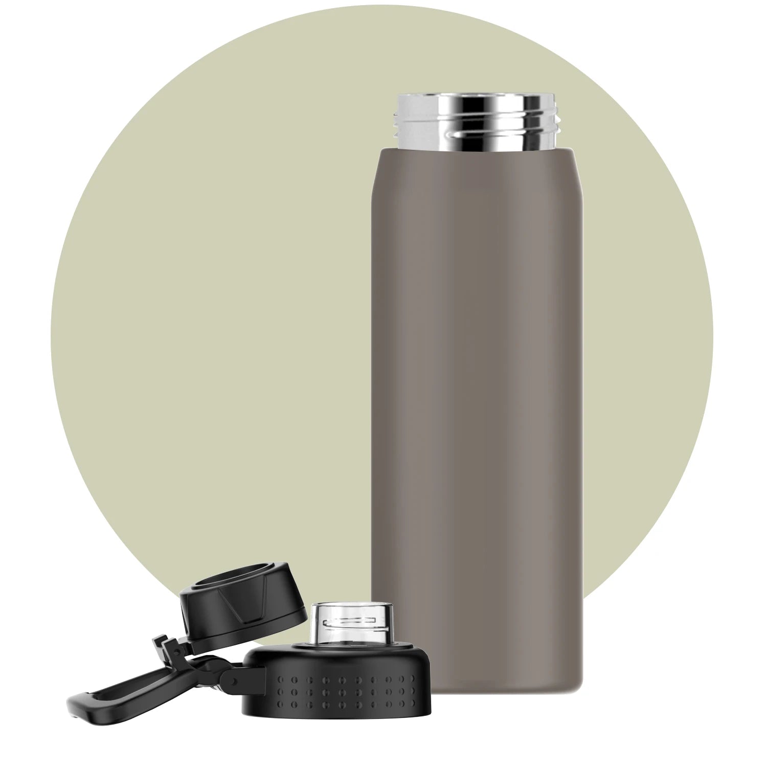 2024 Custom 25oz Thermos with BPA-Free Carry Hoop Double-Walled Insulation Rotary Cap Leak-Proof for Outdoor Activities Camping