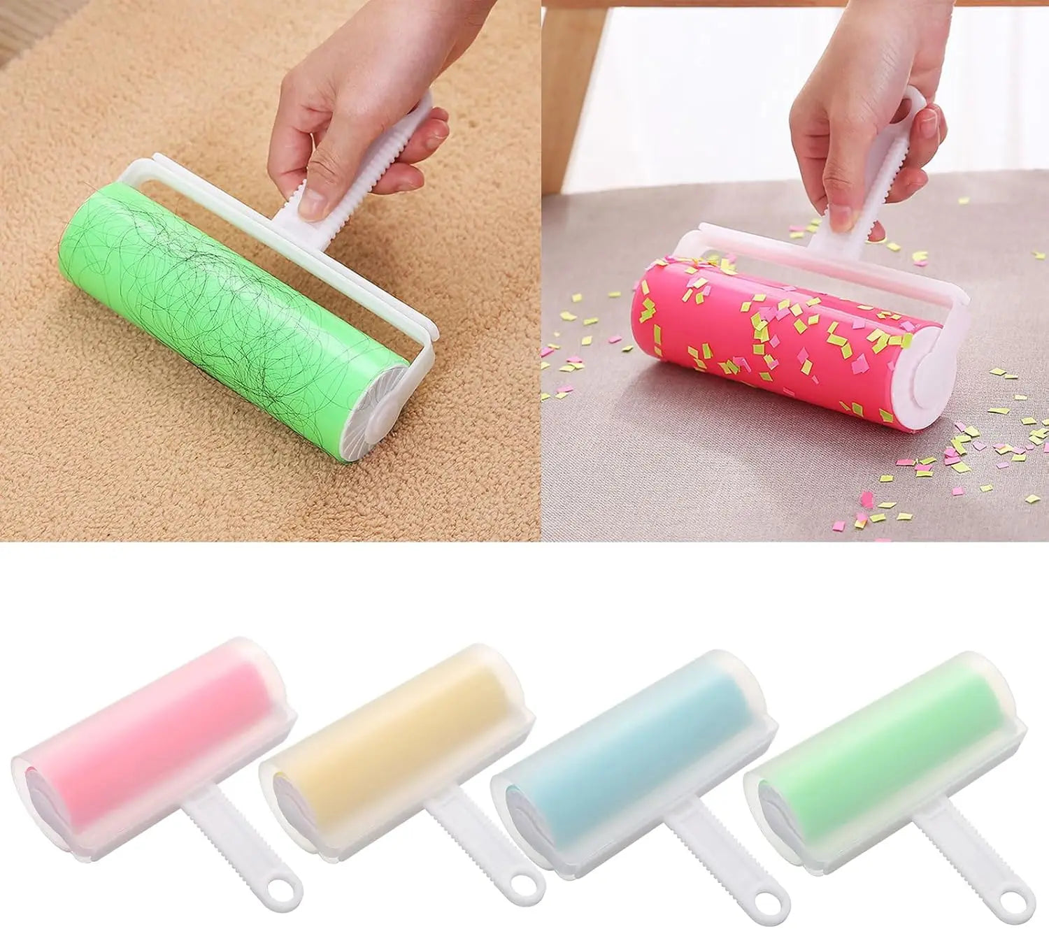 Washable Reusable Sticky Lint Roller Pet Hair Remover Roll From for Furniture and Clothes