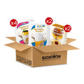 Sweet Bubble Tea Sample Box with Pudding Jelly Milk Foam Flavorful Cube-Shaped Non-Dairy Creamer Bubble Tea Ingredients