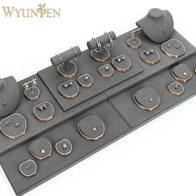 WYP Jewelry Display Stand for Grey Jewelry Display Props Necklace Jewelry Stand Display Set