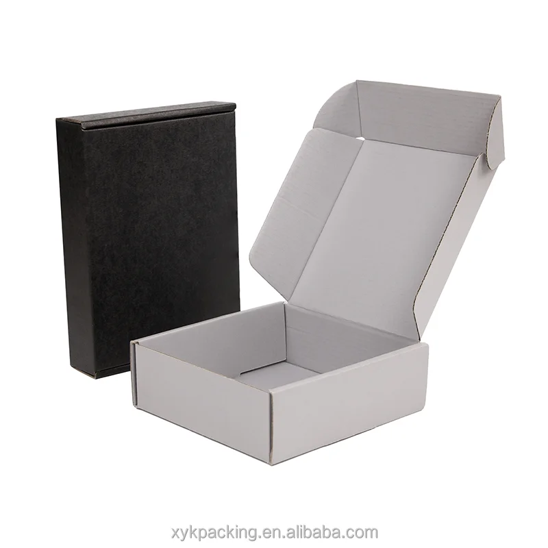 Black Wholesale Custom Print logo Gift Boxes Luxury Cardboard Paper Gift Cloth Folding Boxes Packing
