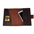 Custom logo Debossed Genuine Bible Book Protect Sleeves Notebook Leather Cover