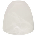 Factory Bell Shaped Alabaster Glass Lamp Shade Modern Japanese Mediterranean Ceiling Light Replacement Glass Lampshade